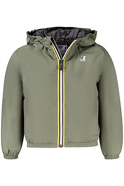 K-Way Outdoorjacke Grüne Herrenjacke mit Kapuze und Reißverschluss – Stilvo günstig online kaufen