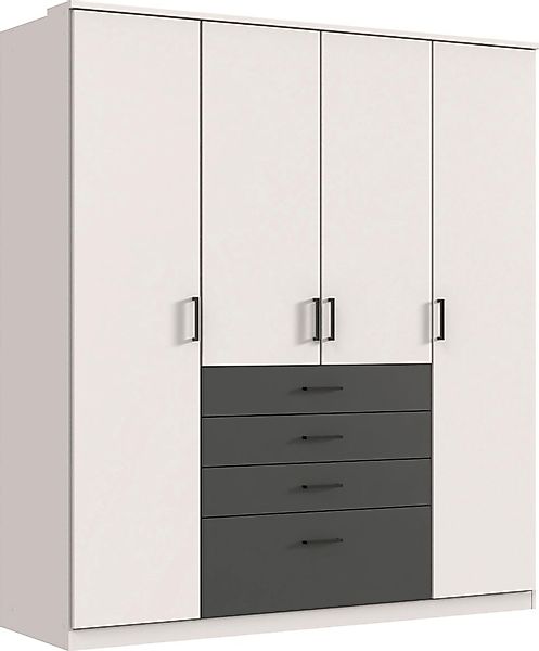Wimex Kleiderschrank »Cottbus, in weiß oder grau modern kombiniert mit grap günstig online kaufen