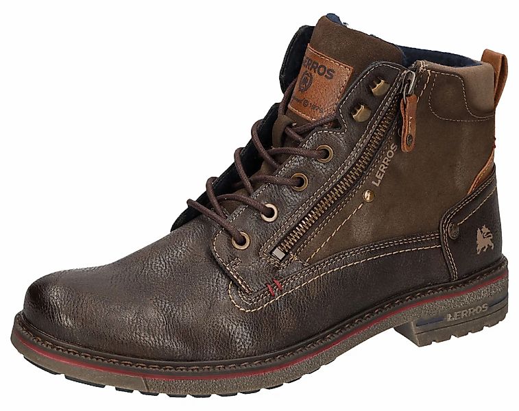 LERROS Schnürboots, Schnürboots, mit seitlichem Reißverschluss günstig online kaufen