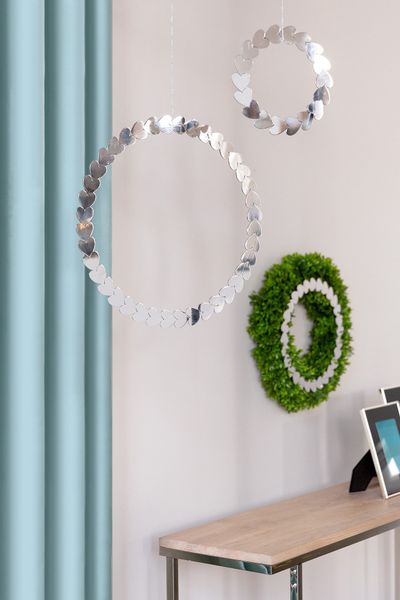 Fink Dekohänger "MAGIC" Deko-Kranz, Herzen, aus Edelstahl, outdoorgeeignet günstig online kaufen