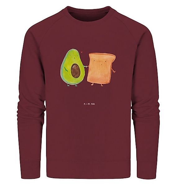 Mr. & Mrs. Panda Longpullover Größe M Avocado Toast - Burgundy - Geschenk, günstig online kaufen