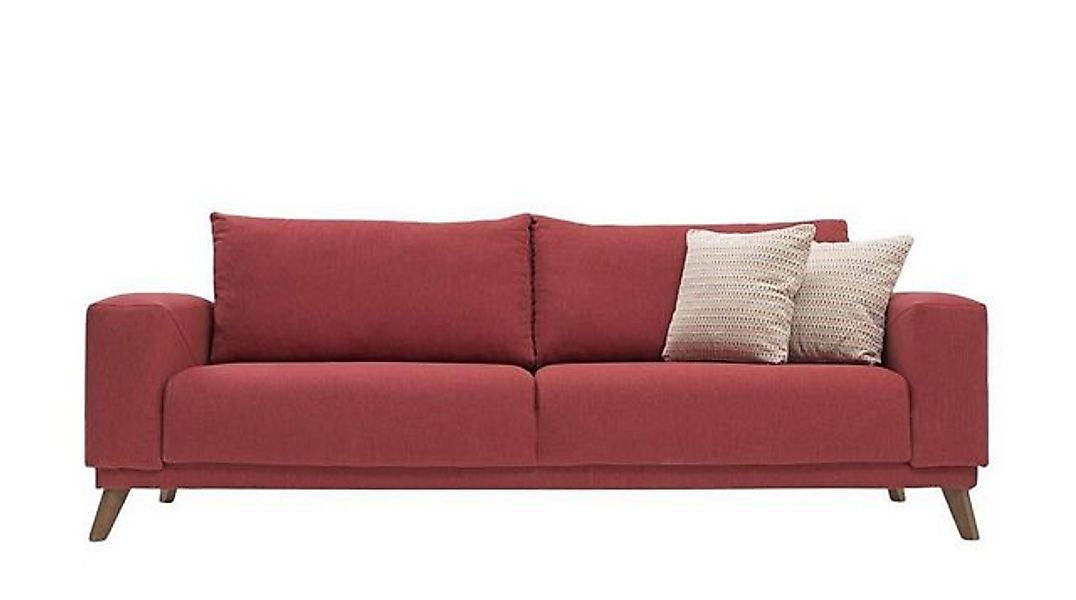 JVmoebel 3-Sitzer Dreisitzer Couch Sofa 3 Sitzer Stoffsofa Einfarbig Staura günstig online kaufen