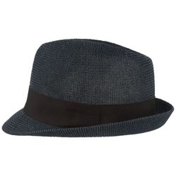 Breiter Strohhut luftiger grobmaschiger Papier Trilby günstig online kaufen
