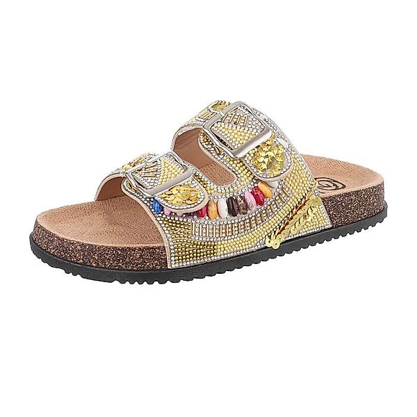Ital-Design Damen Mules Freizeit Pantolette (86706533) günstig online kaufen