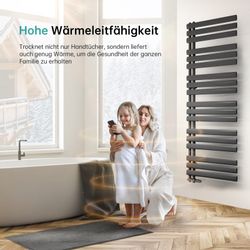 EMKE Badheizkörper Oval Röhren 388-815W Badheizkörper günstig online kaufen