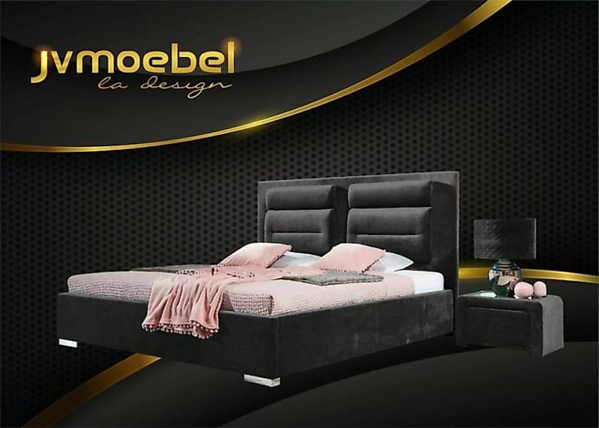 JVmoebel Bett, Luxus Boxspring Bett Doppel Design Stoff Hotel Grüne Betten günstig online kaufen