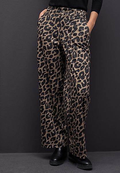 STREET ONE Stoffhose mit Leo-Print günstig online kaufen