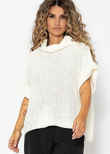 SASSYCLASSY Pullunder Oversize Pullunder Damen mit Turtleneck Elegant günstig online kaufen