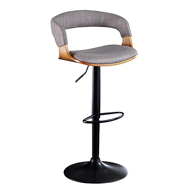 riess-ambiente Barhocker MANHATTAN grau / natur günstig online kaufen