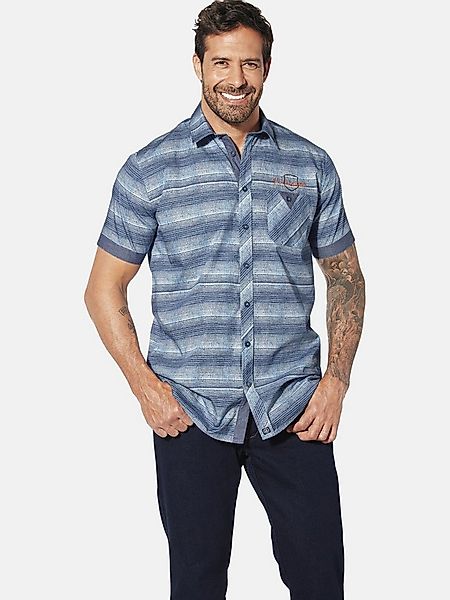 Jan Vanderstorm Kurzarmhemd MERTRICH mit zartem Streifenprint günstig online kaufen