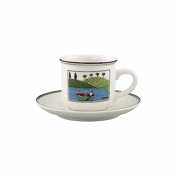 Villeroy & Boch Tasse "Espressotasse mit Untertasse Design Naif 100 ml bunt günstig online kaufen