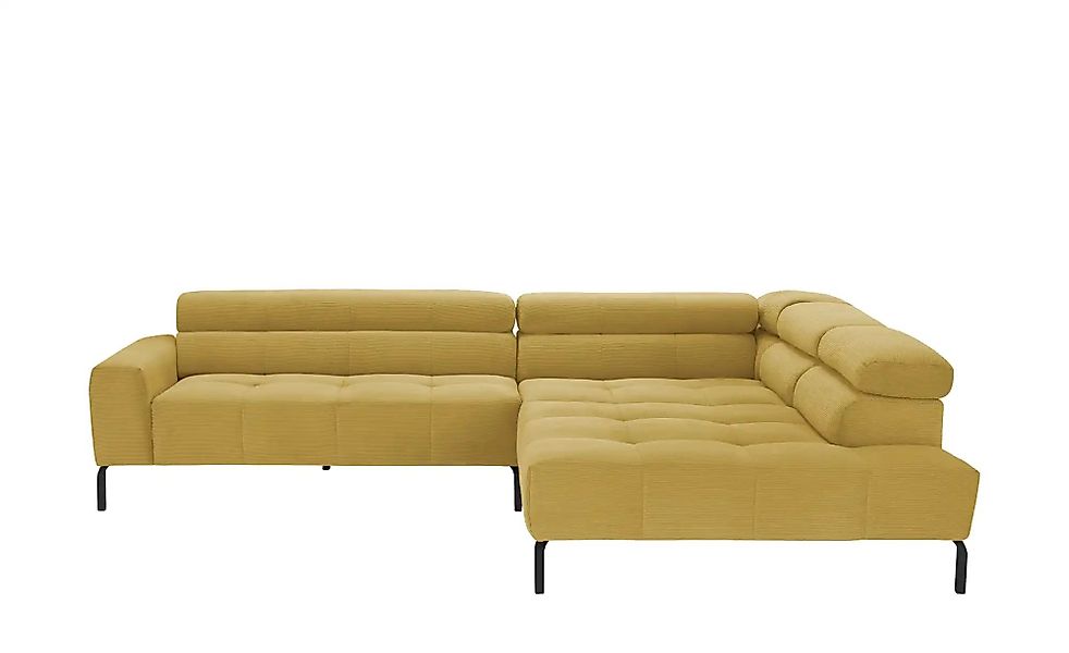 Max Schelling Ecksofa verstellbare Kopfteile MS Verve ¦ gelb ¦ Maße (cm): B günstig online kaufen