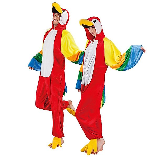 Boland Kostüm Bunter Papagei Kostüm für Erwachsene, Anzug günstig online kaufen
