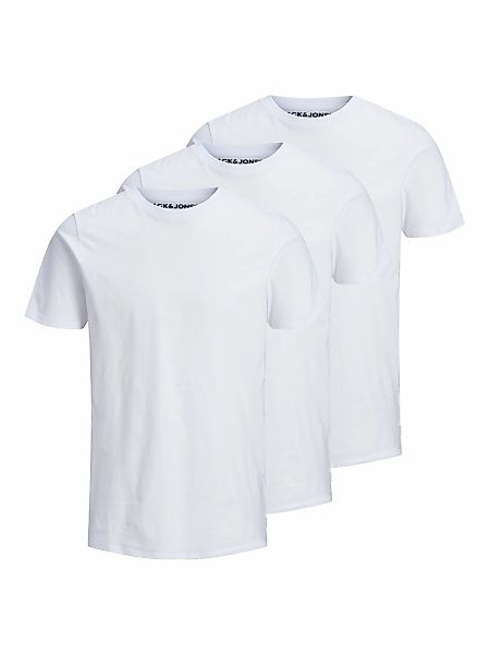 Jack & Jones Kurzarmshirt "JJEORGANIC BASIC TEE SS O-NE 3PK MP NOOS" günstig online kaufen