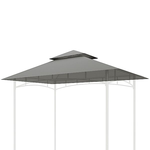 Outsunny Ersatzdach für Grillpavillon 2,4 x 1,5 m, Ersatzüberdachung für zw günstig online kaufen