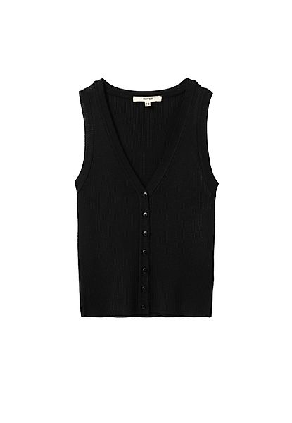 Koton Strickweste V-Kragen Mit Knöpfen Strickweste günstig online kaufen