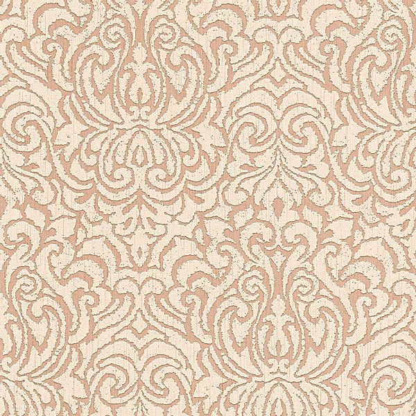 PROFHOME 961934-GU Barock Tapete Ornament Matt Beige 0,53 m x 10,05 m 5,33 günstig online kaufen