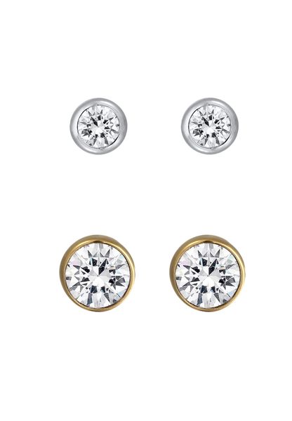Elli Ohrring-Set Ohrstecker Set Weiß 925 günstig online kaufen