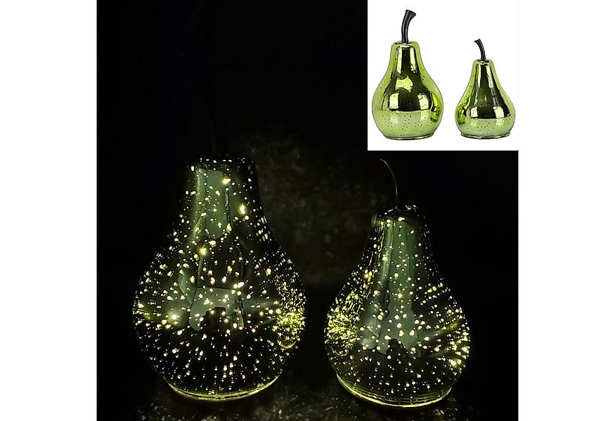 Online-Fuchs LED-Dekofigur - 2 Birnen mit LED-Beleuchtung als Deko für Gart günstig online kaufen