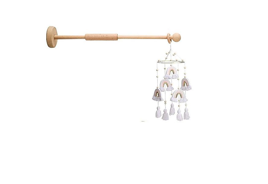 Coonoor Mobile Holz für Babybett 360°Drehbar Baby Mobile Halterung Ständer günstig online kaufen