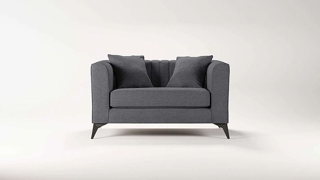PLACES OF STYLE Loveseat "MATTHEW Loungesessel, Maße B/T/H: 130/86/74 cm" i günstig online kaufen