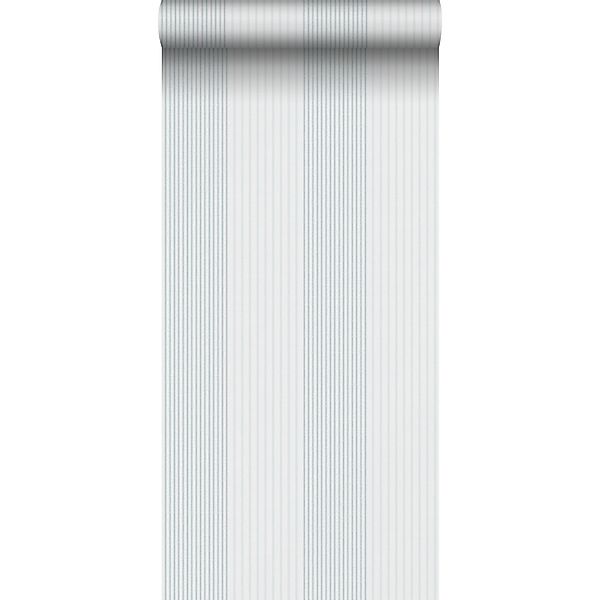 Sanders & Sanders Tapete Streifen Graublau 53 cm x 10.05 m günstig online kaufen