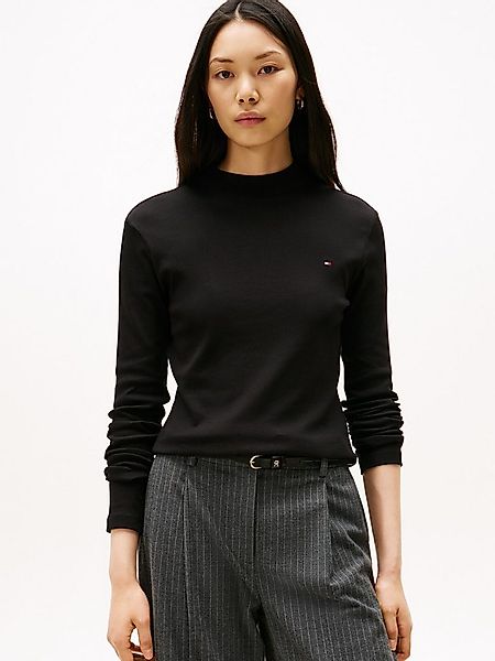 Tommy Hilfiger Langarmshirt SLIM CODY MOCK-NK LS günstig online kaufen