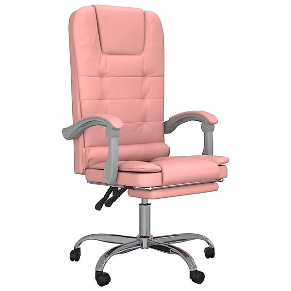 vidaXL Bürostuhl mit Massagefunktion Rosa Kunstleder 349671 günstig online kaufen