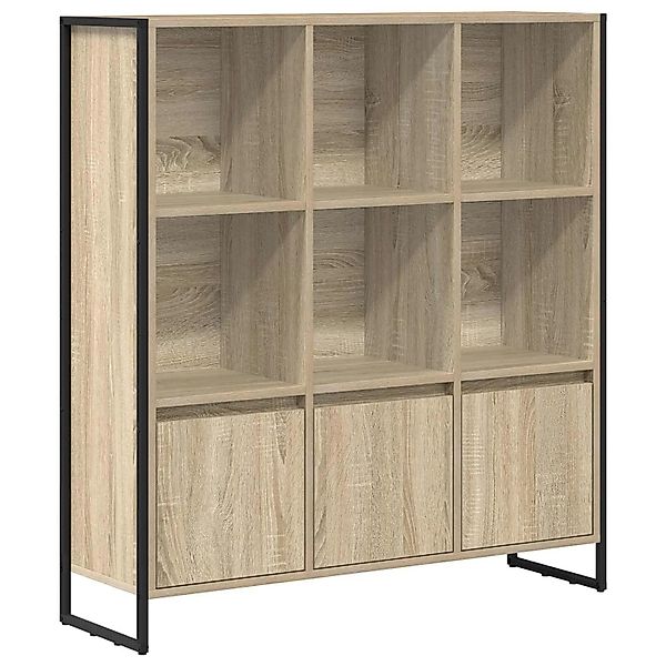 vidaXL Bücherregal 2-Tlg Sonoma 99,5 x 30 x 108,5 cm Holzwerkstoff 3403023 günstig online kaufen