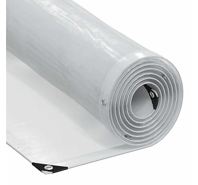 vidaXL Schutzplane Transparente Plane mit Ösen 1x4 m Polyethylen (1-St) günstig online kaufen