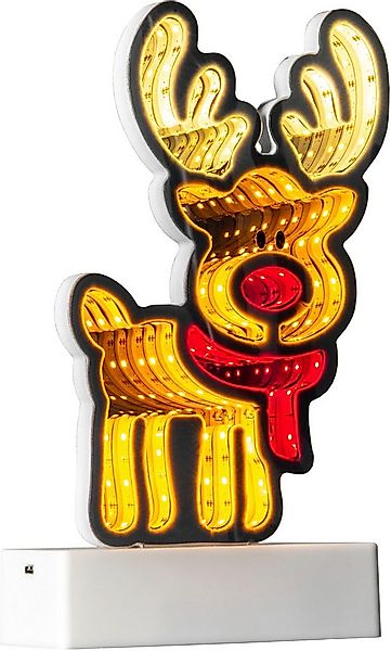 my home LED Dekofigur Evaya, LED fest integriert, Warmweiß, Infinity Effekt günstig online kaufen