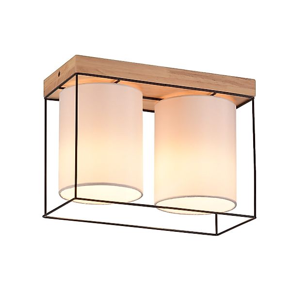 Nettlife Deckenleuchte Wohnzimmer Holz 1/2/3 Flammig günstig online kaufen
