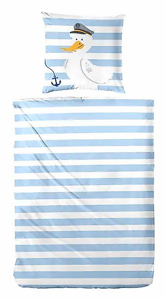 Primera Bettwäsche »Renforce-Bettwäsche Fries before Gulls«, mit lustiger M günstig online kaufen