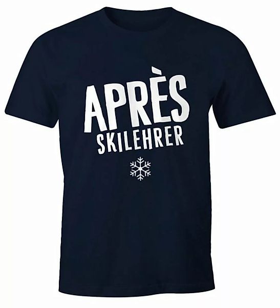 MoonWorks Print-Shirt Apres-Ski Lehrer Herren T-Shirt Fun-Shirt Moonworks® günstig online kaufen