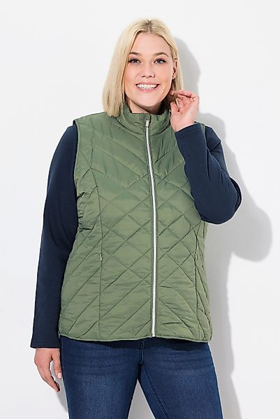 Ulla Popken Steppweste HYPRAR Funktions-Steppweste Kontrastfutter günstig online kaufen