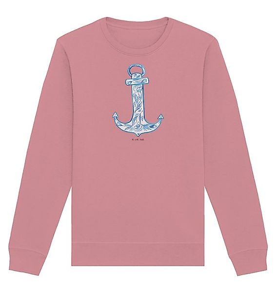 Mr. & Mrs. Panda Longpullover Anker Blau Größe XL - Canyon Pink - Geschenk, günstig online kaufen
