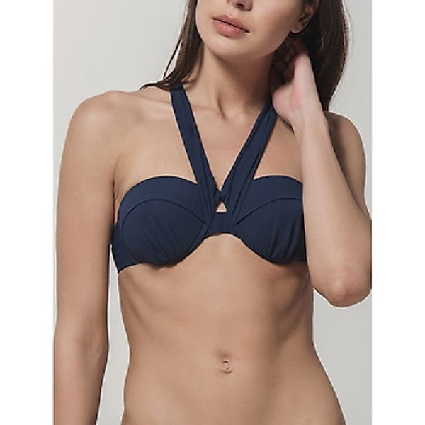 Luna Splendida  Bikini Ober- und Unterteile Bandeau-Badeanzug-Oberteil Blue günstig online kaufen
