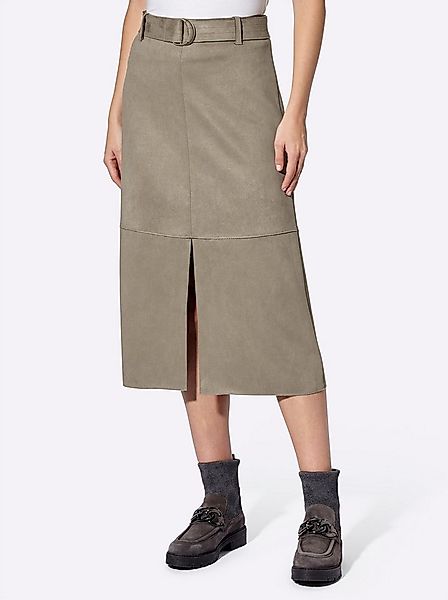 heine A-Linien-Rock Lederimitatrock . günstig online kaufen