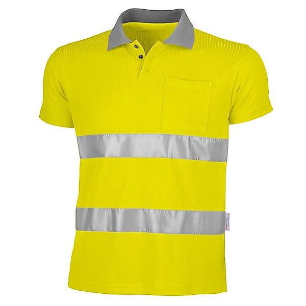 Qualitex Workwear Poloshirt Poloshirt "signal" warngelb, Gr. XL günstig online kaufen