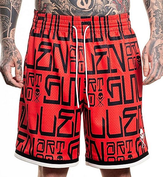 Sullen Clothing Trainingsshorts Meas Mesh Basketball Tattoo Schädel Kurze H günstig online kaufen