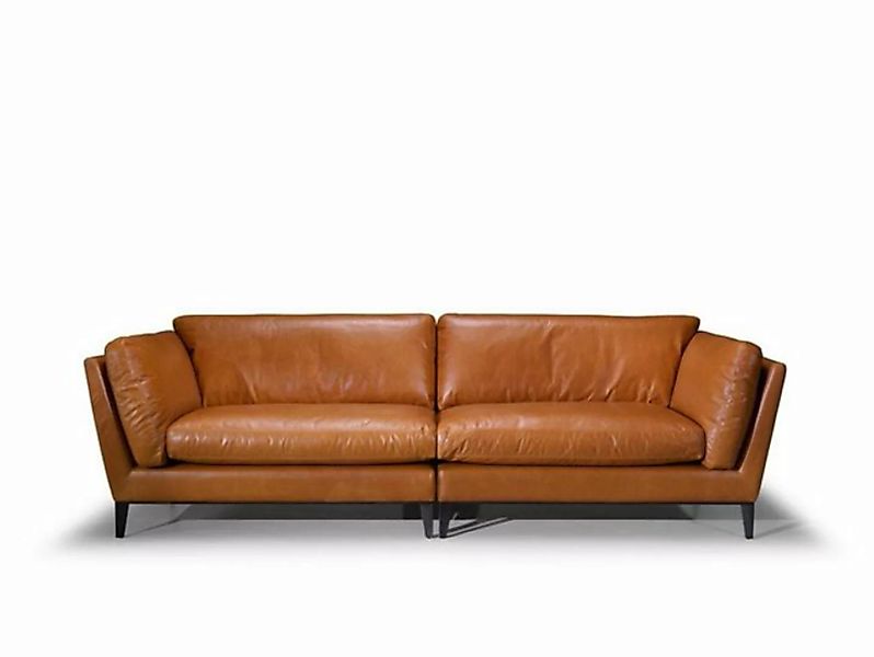 JVmoebel Sofa Sofa 3 Sitzer Braun Luxus Design Möbel Wohnzimmer Möbel Leder günstig online kaufen