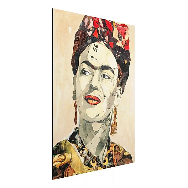 Alu-Dibond Bild Kunstdruck - Hochformat 3:4 Frida Kahlo - Collage No.2 günstig online kaufen