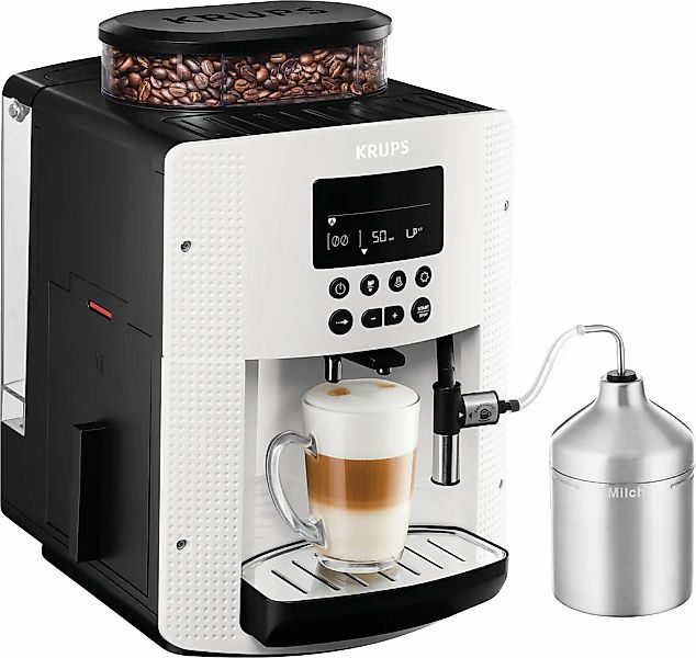 Krups Kaffeevollautomat "EA8161" inkl. Edelstahl-Milchbehälter, 3 Temperatu günstig online kaufen
