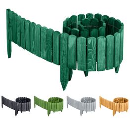 Garronda Rasenkante Beeteinfassung Holz Rollzaun Flexibler günstig online kaufen