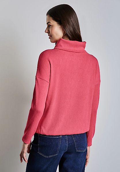 STREET ONE Rollkragenpullover, mit Struktur günstig online kaufen