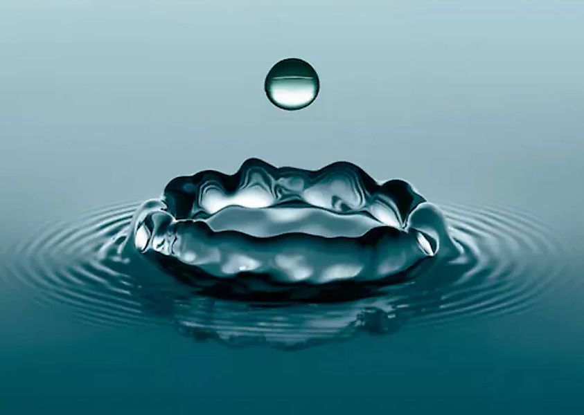 Papermoon Fototapete »Water Droplets« günstig online kaufen