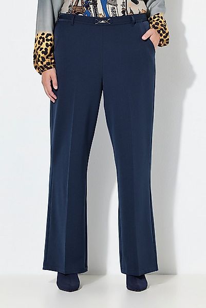 MIAMODA Stoffhose Business-Hose gerades Bein Ziergürtel mit Schließe günstig online kaufen