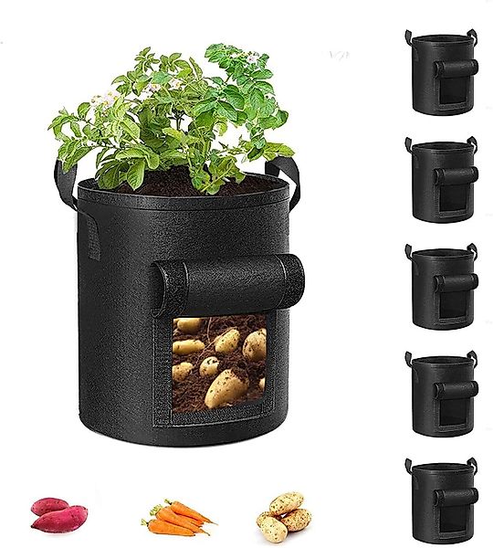 XDeer Pflanzkübel Pflanztasche,2/5x Kartoffel Pflanzsack,Grow Bag günstig online kaufen