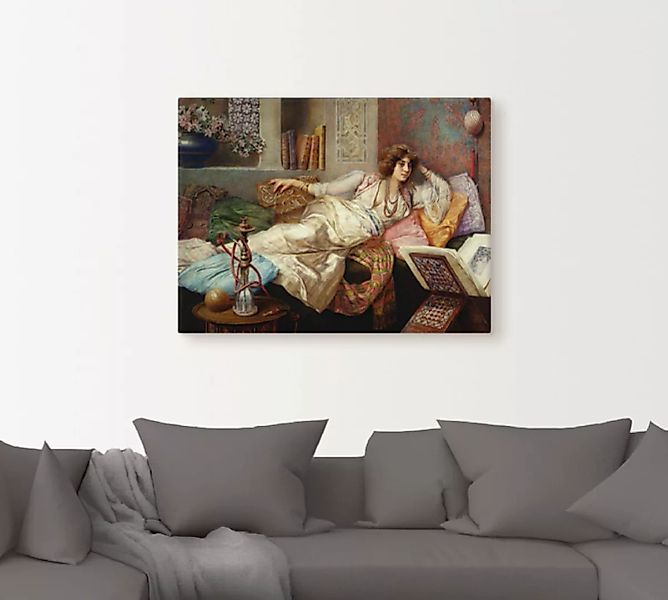 Artland Leinwandbild "Die Königin des Harems.", Frau, (1 St.) günstig online kaufen