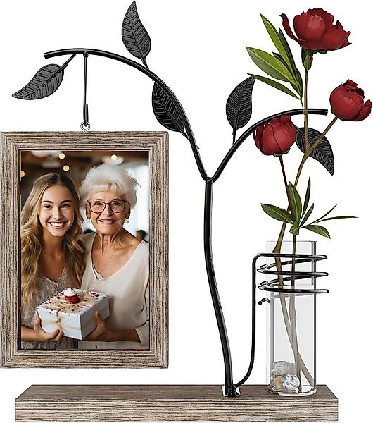 Refined Living Bilderrahmen Holz Doppelglas Fotorahmen 10x15, drehbar, mit günstig online kaufen